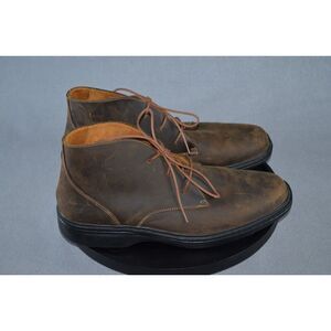 Dr.‎ Comfort Ruk 7920 Men's Leather Chukka Boots Lace Up Brown Size 12 M